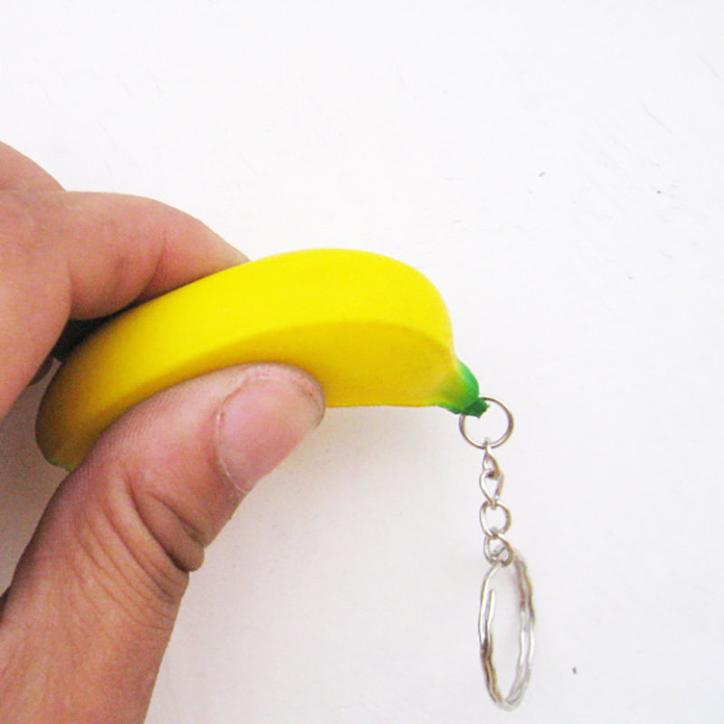 2 in 1 Banana Keychain and Stress Reliever 3