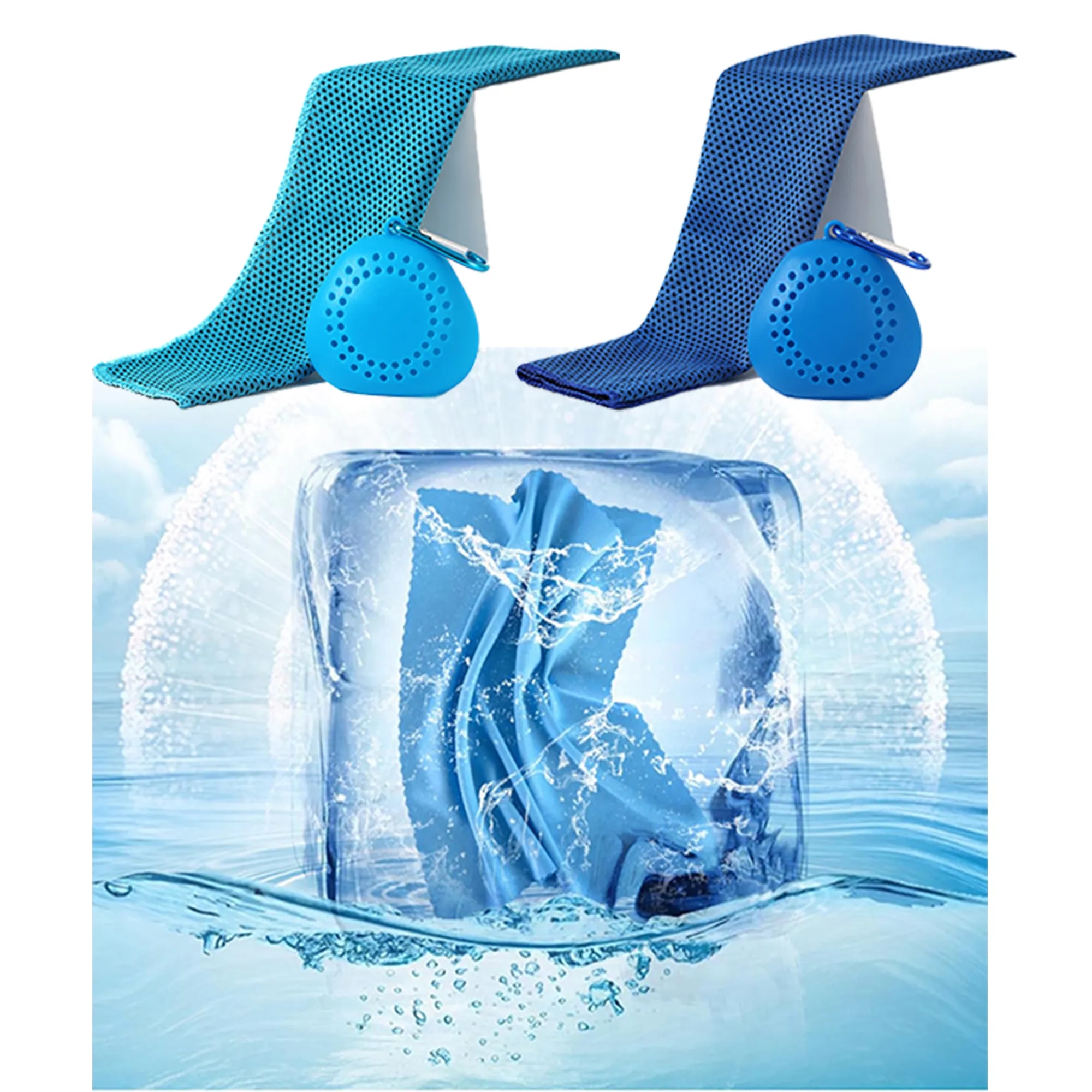 Cool Cooling Towel with Silicone Case 1