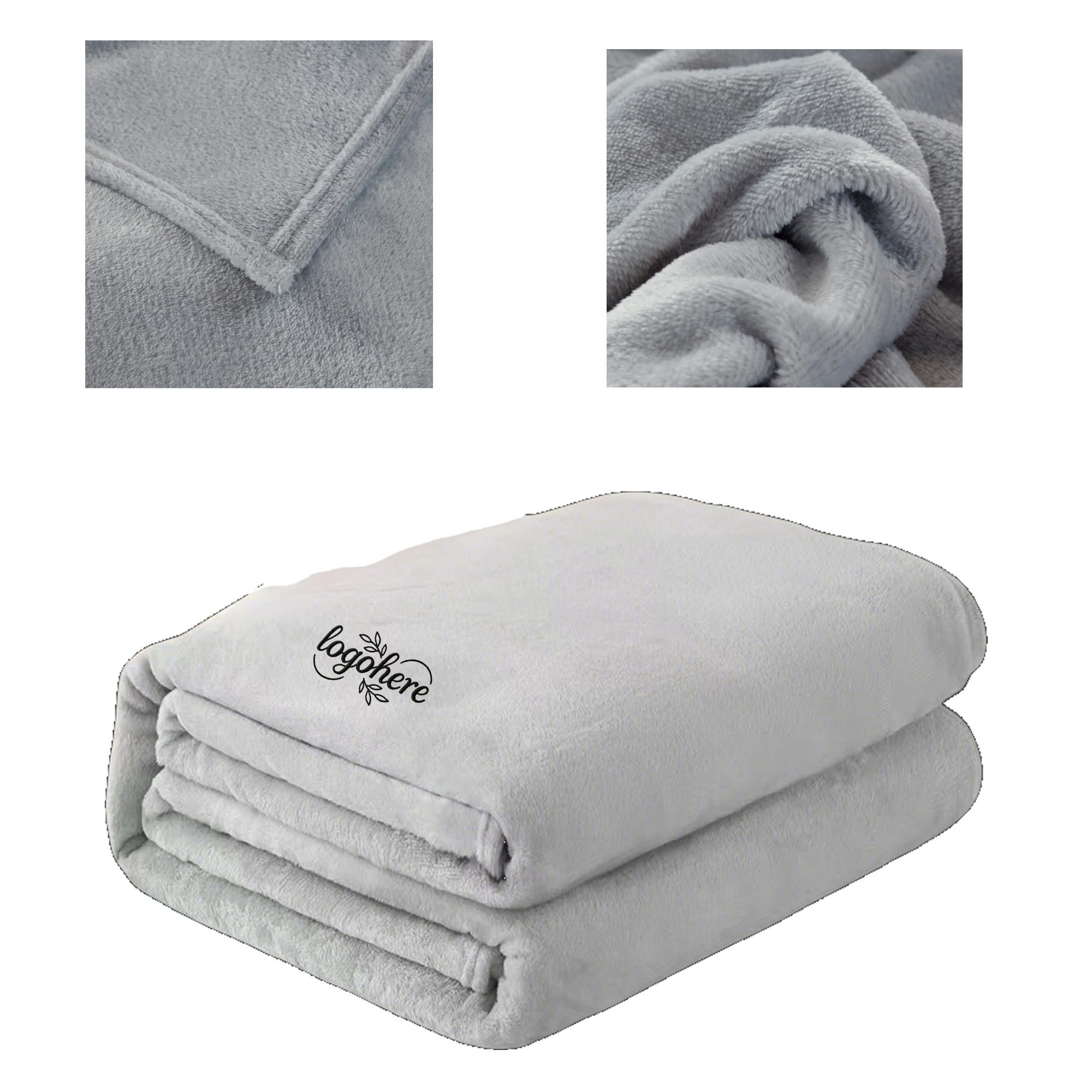 MOQ 20 200GSM Soft Flannel Throw 2