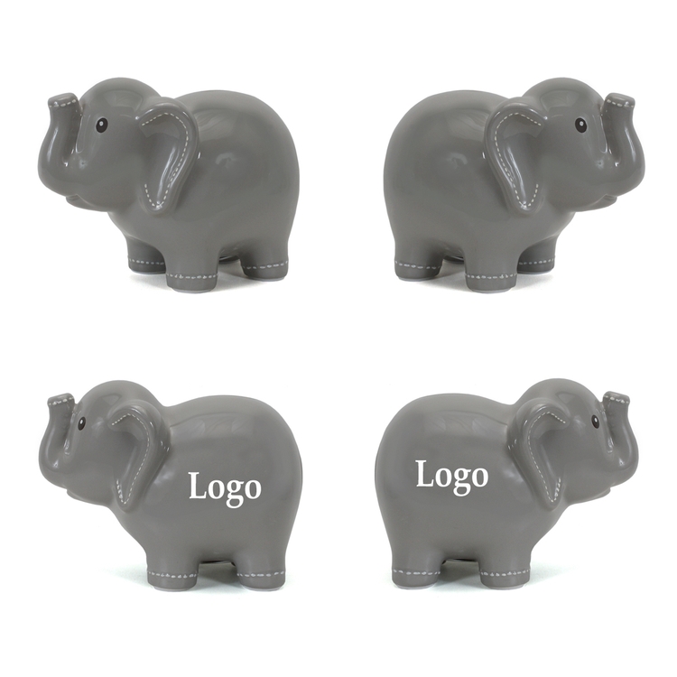 Jumbo Dolomite Ceramic Elephant Bank 3