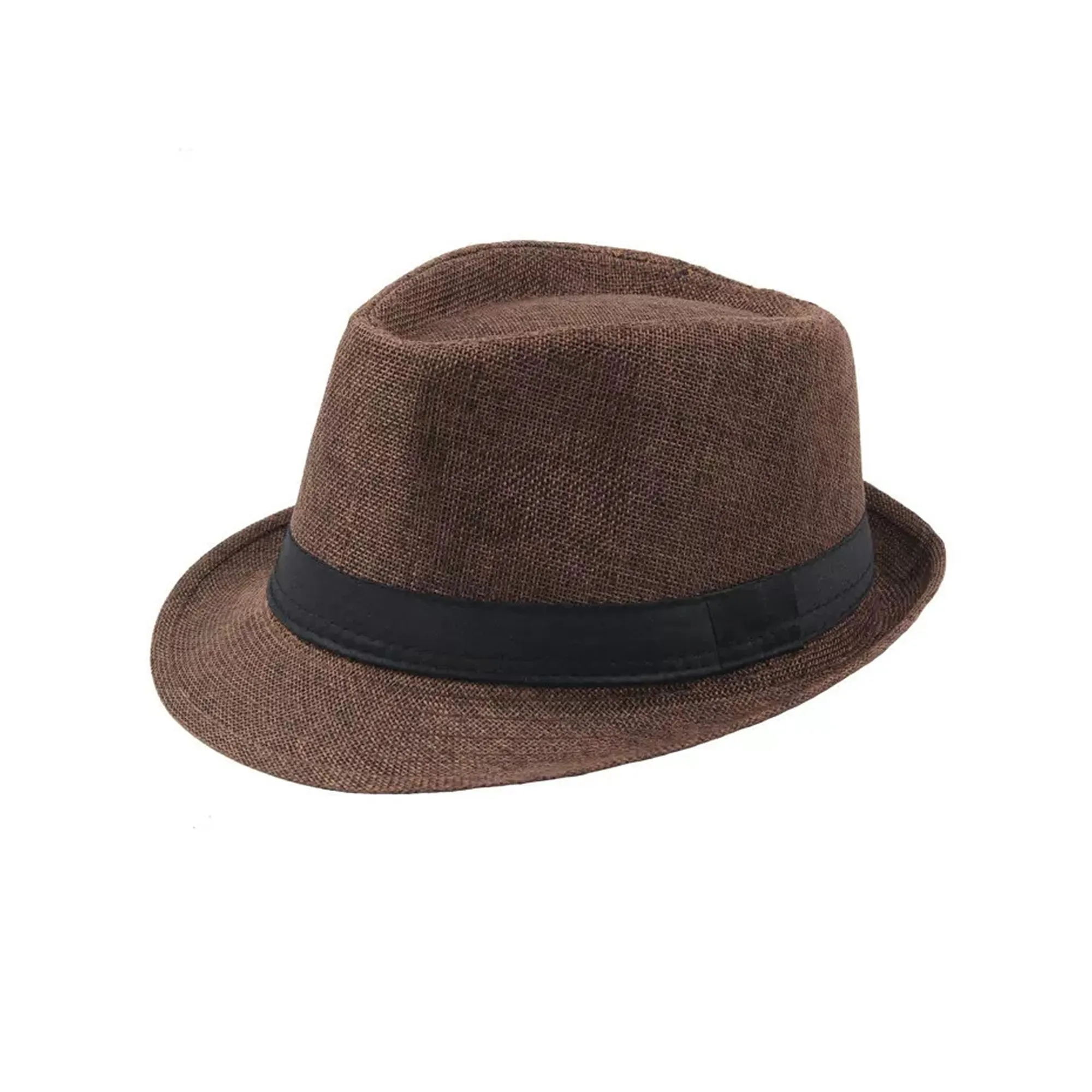 Classic Straw Fedora Hat MOQ 20pcs 2