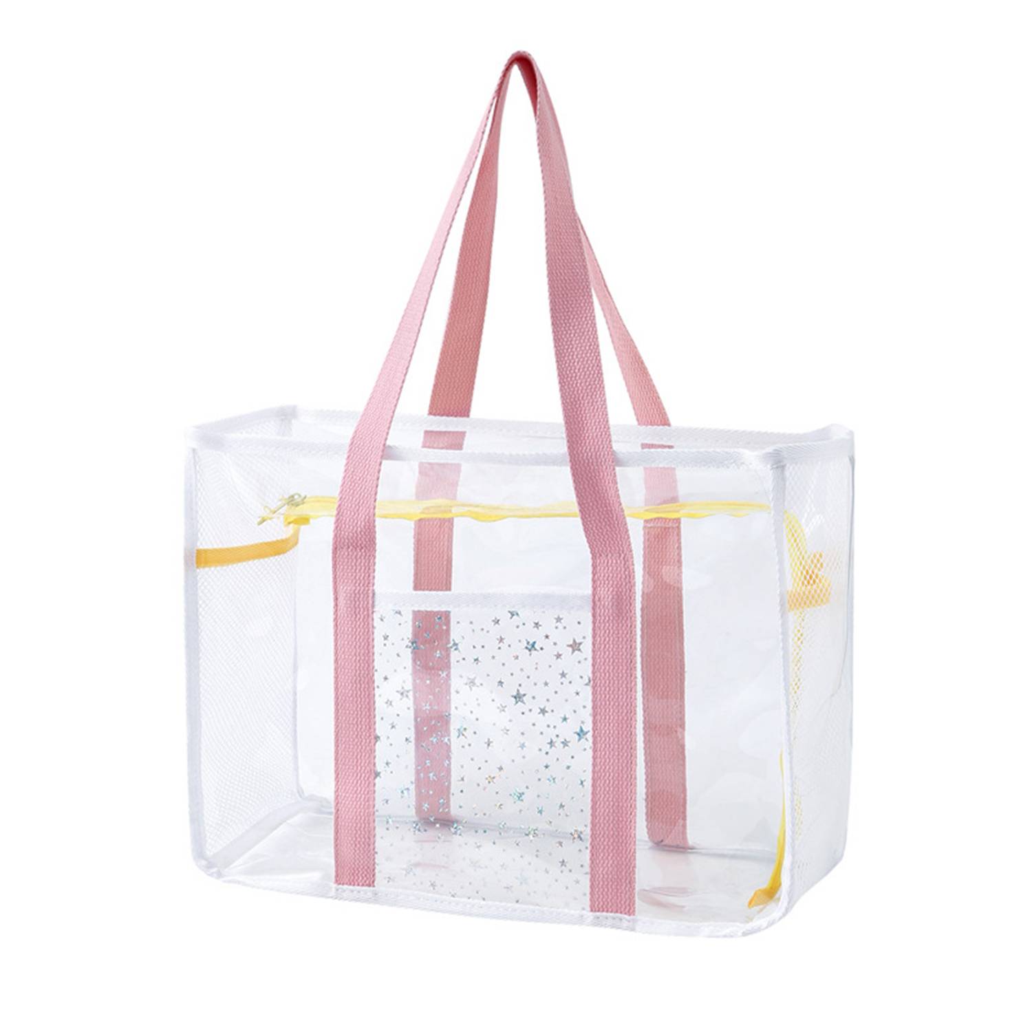 Clear PVC Tote Bag – Beach, Pool, Shower Organizer 4
