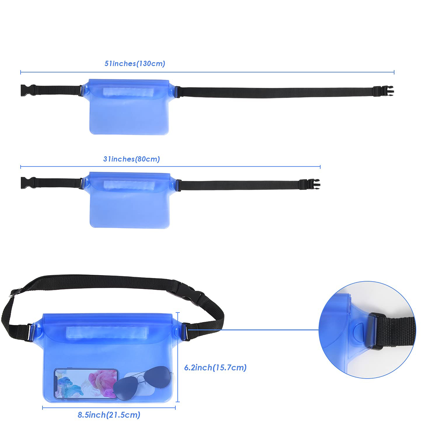 Waterproof Bag, Screen Touch Sensitive Waterproof Pouch 2
