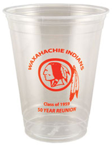 16 oz Soft Sided Plastic Cup with Automated Silkscreen Imprint