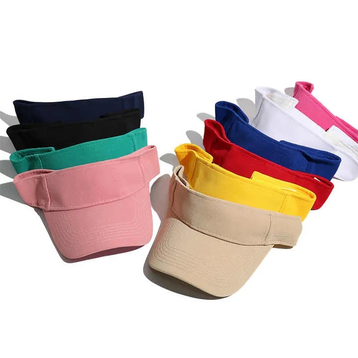 Plain Men Women Sport Sun Visor 5