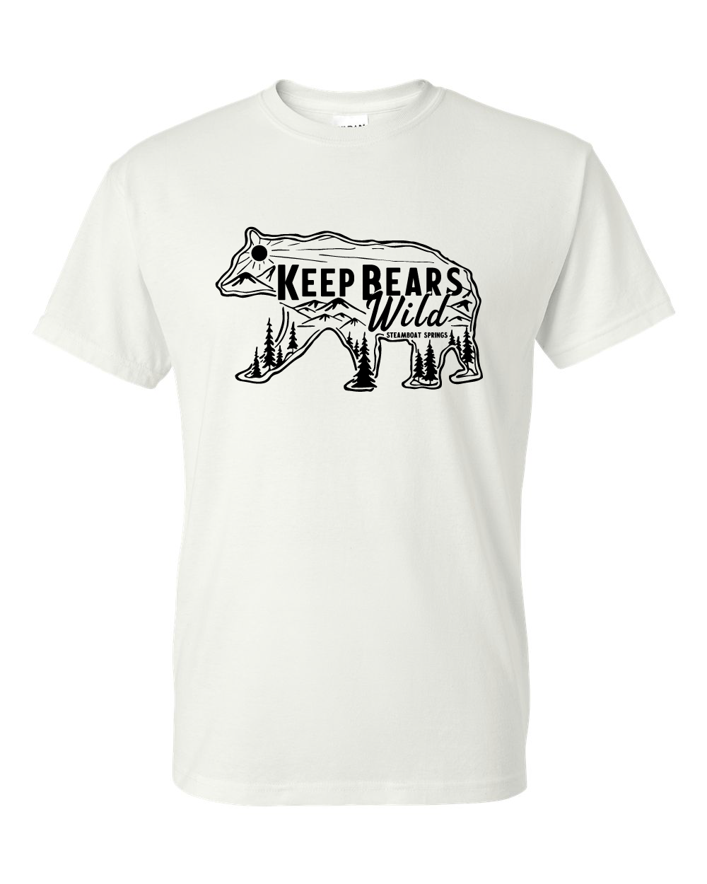 White Medium Weight Poly-Cotton Tee