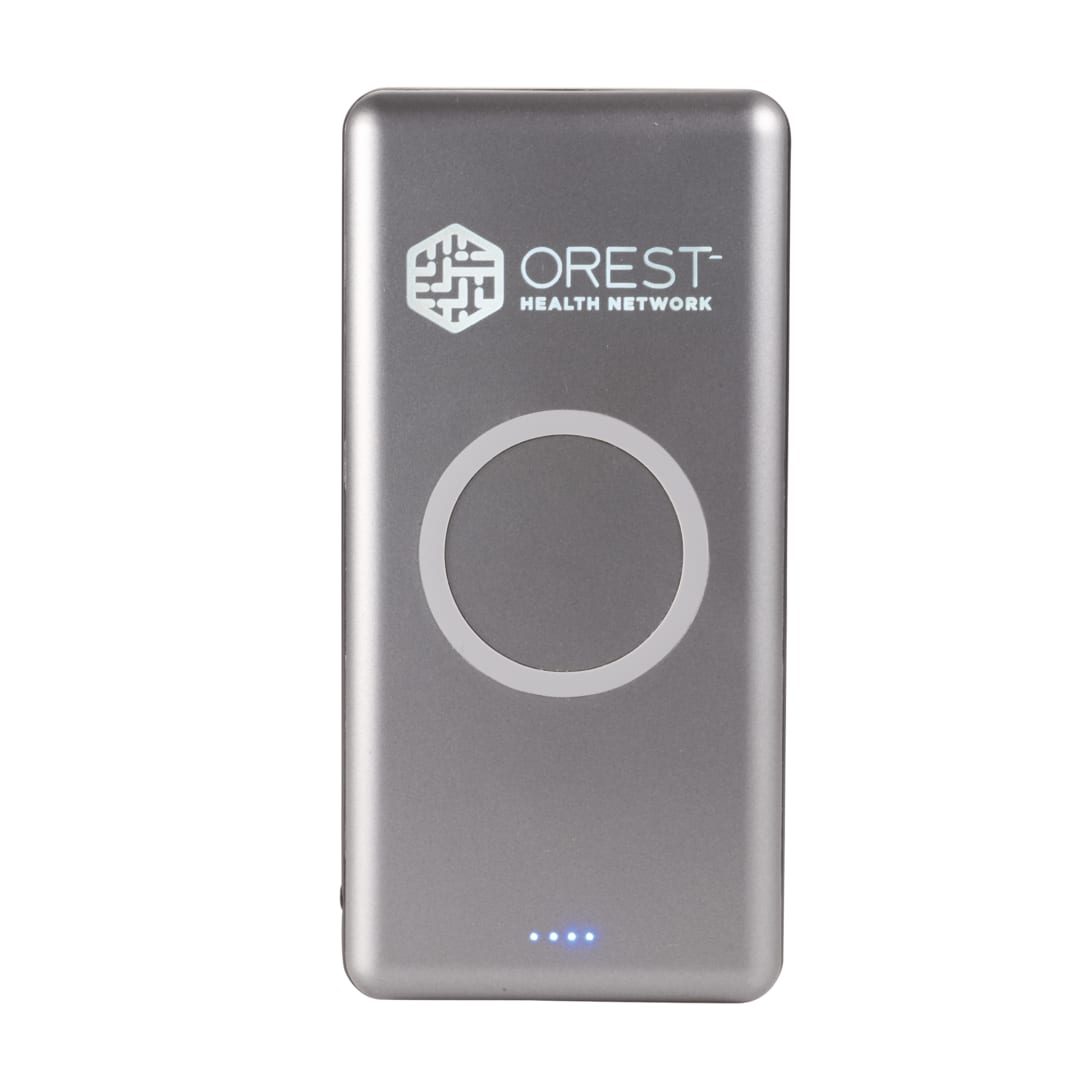 UL Listed Light Up Qi 10000 Wireless Power Bank 42