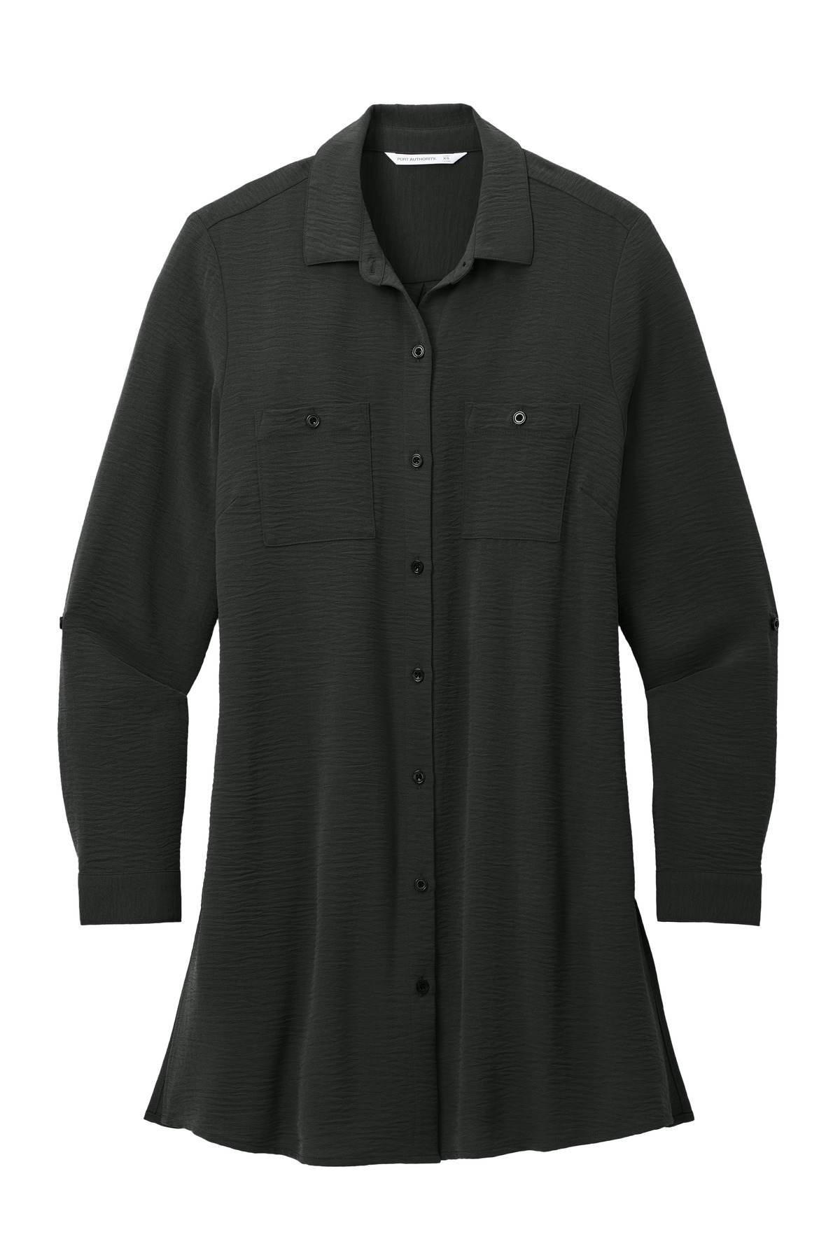 Women's Textured Crepe Long Tunic