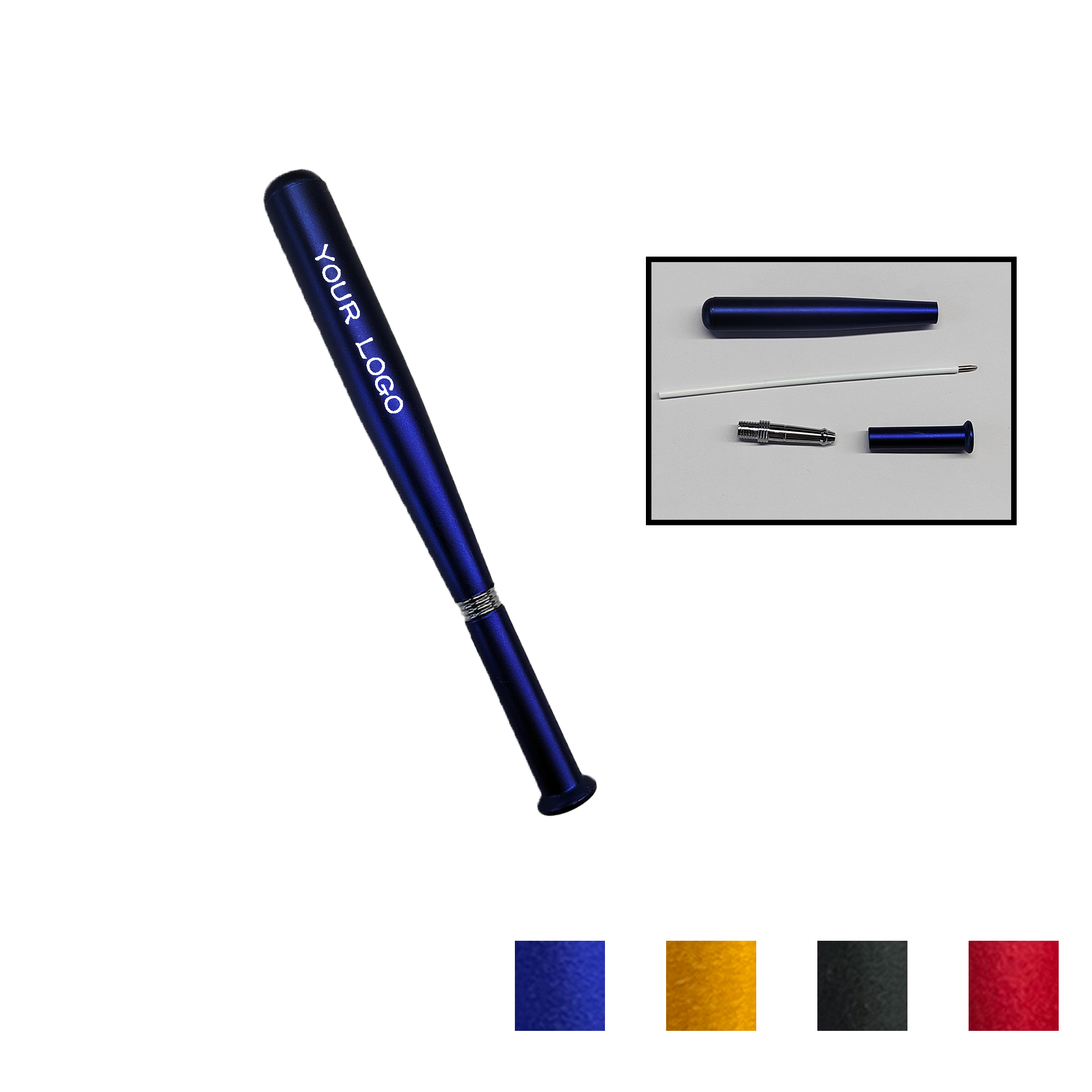 MOQ 20 PCS Custom Baseball Bat Pens, custom pen with logo imprint 2