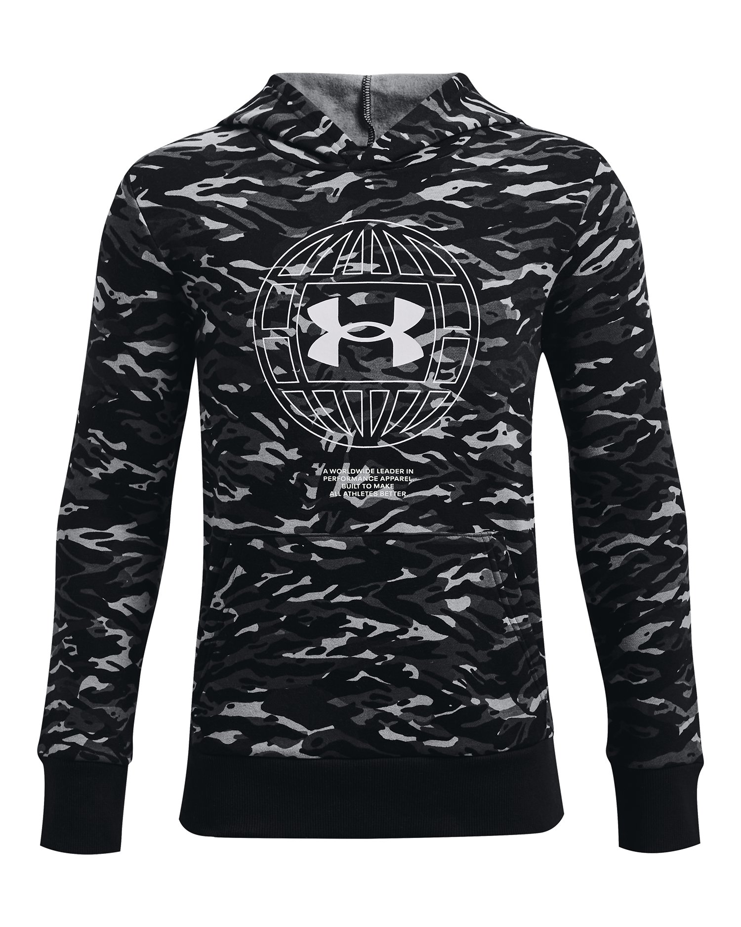 Boys' UA Rival Fleece ANAML Printed Hoodie 2