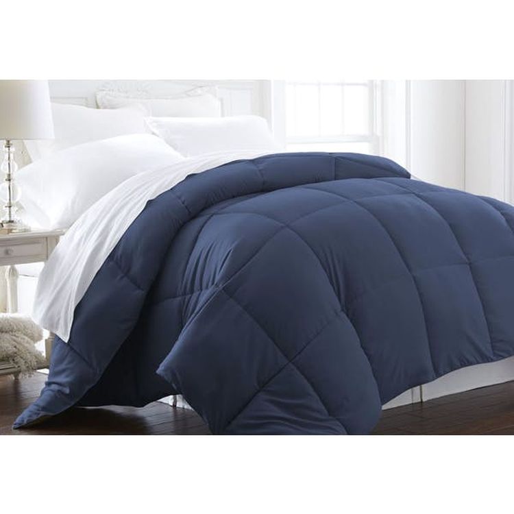 Down Alternative Comforter Sets - Navy King 2 Shams 1