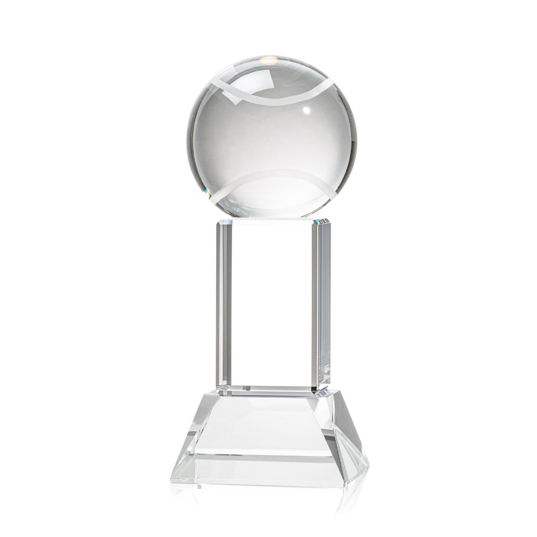 Tennis Ball VividPrint™ Award on Stowe - Clear 10