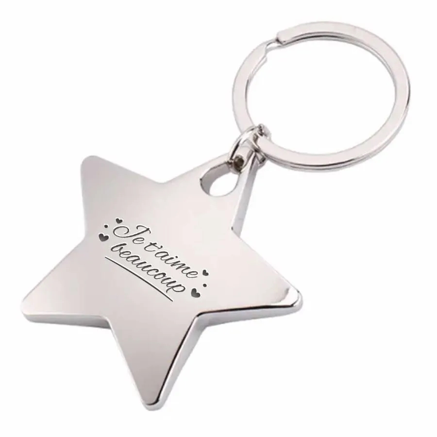 Dazzling Star Metal Keychain 8