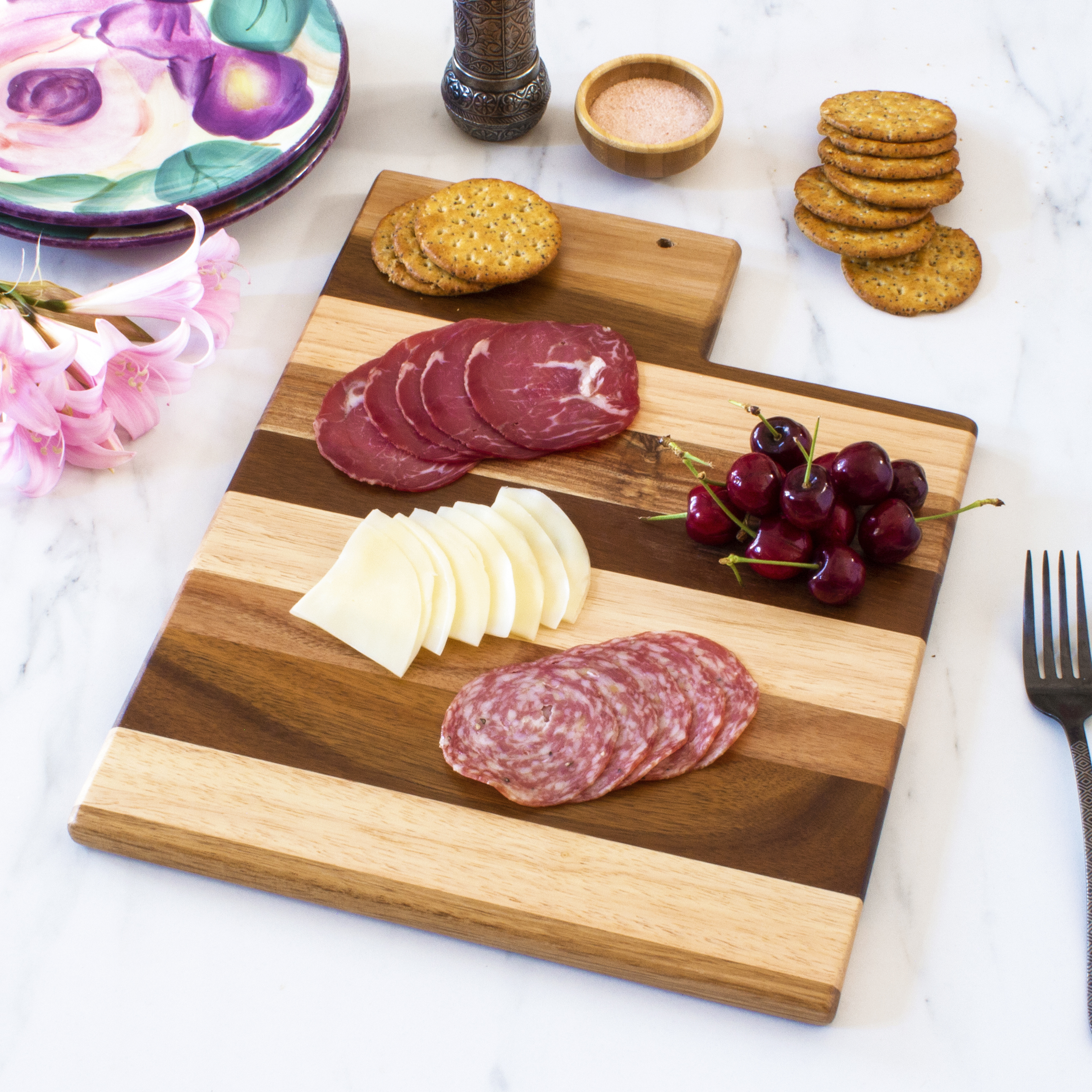 Rock & Branch® Shiplap Series Utah State Shaped Wood Serving and Cutting Board 4
