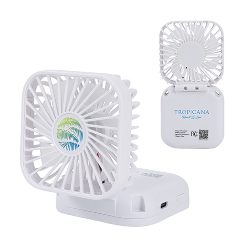 Whirlwind Mini Folding Rechargeable Fan with Lanyard 9