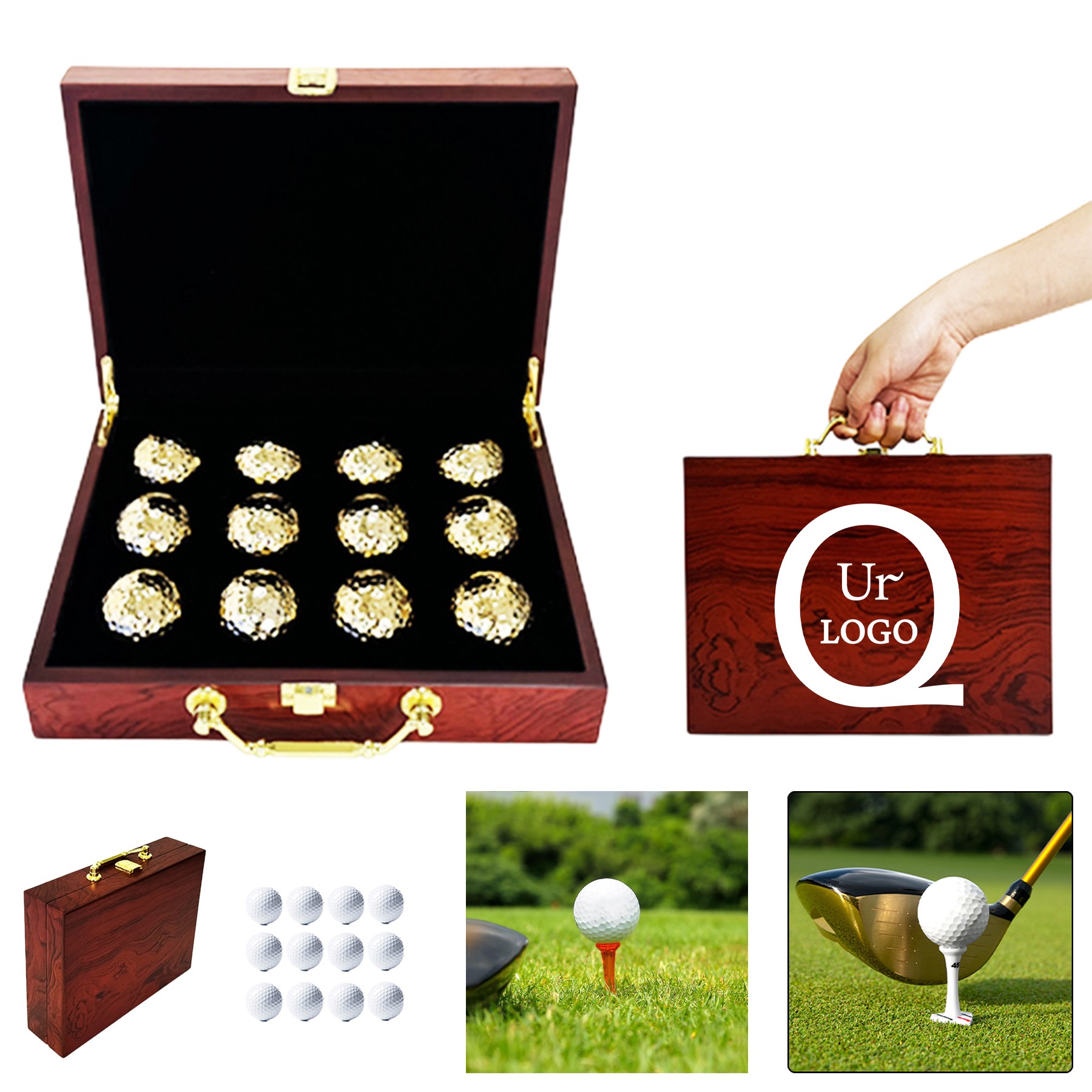 Redwood Packaged Golf Balls Diameter 1.67 In