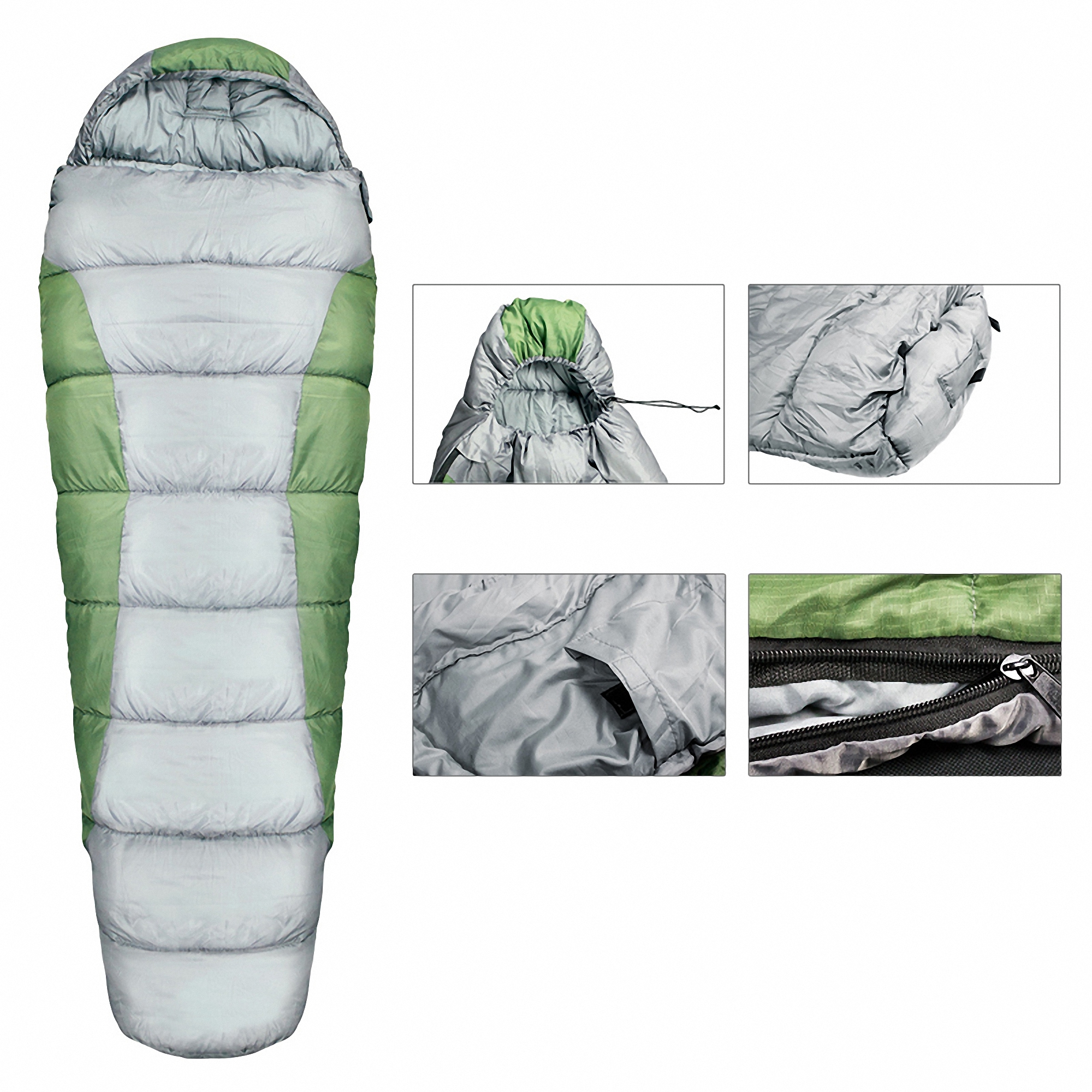 Portable Mummy Sleeping Bag for Outdoor Camping 2