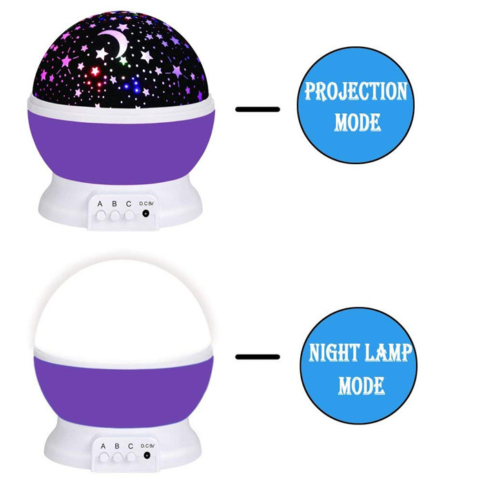 Night Light Moon Star Projector 2