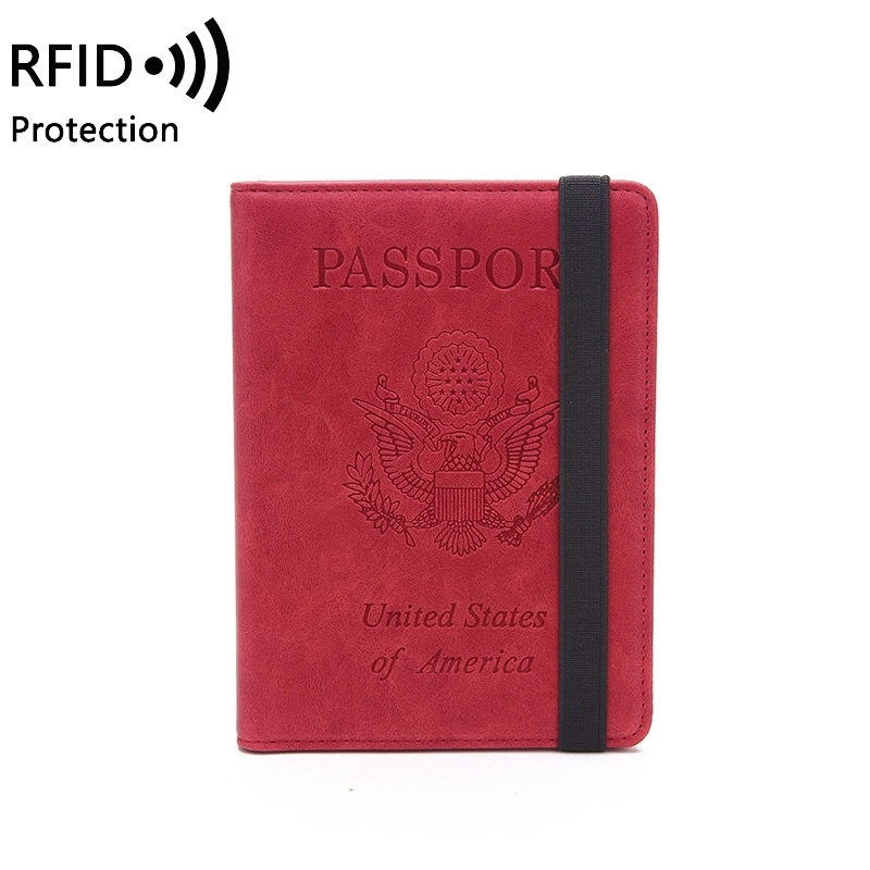 Rfid Blocking Travel Passport Holder Cover Slim Id Card Case 10