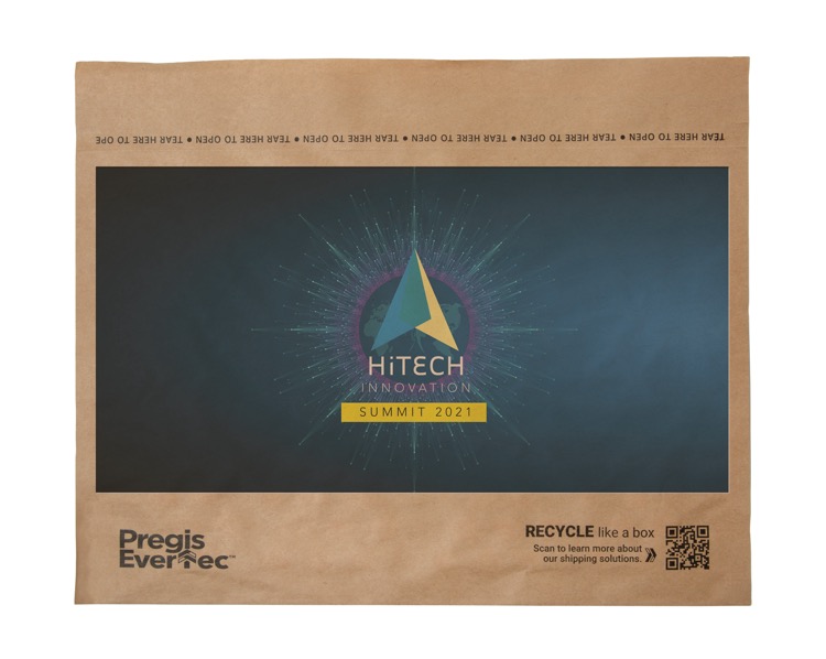 Full Color Cushioned Natural Paper Mailer (14" x 9")