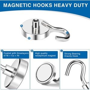 30lbs+ Heavy Duty Magnetic Hooks Cruise For Hanging 3