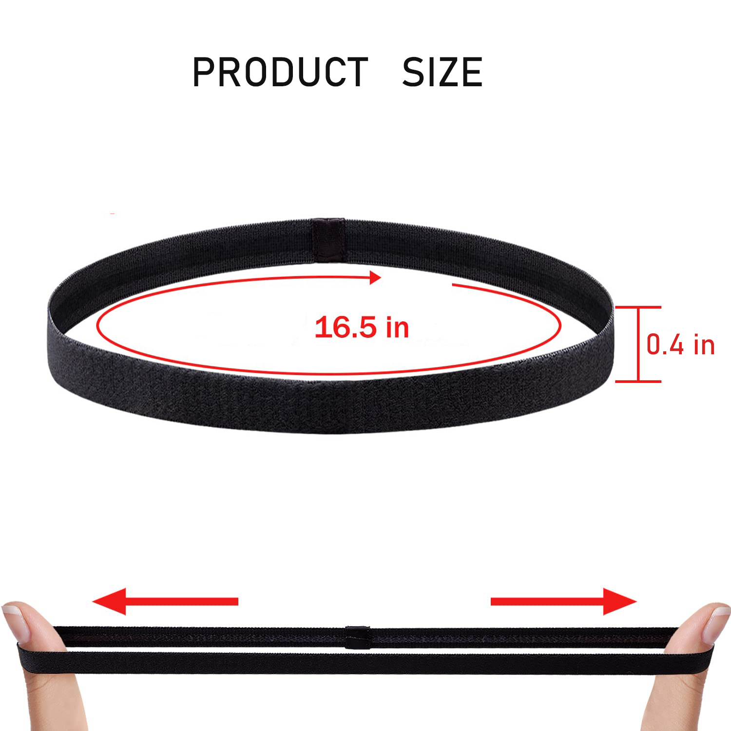 Non-Slip Silicone Grip Exercise HeadBand 2