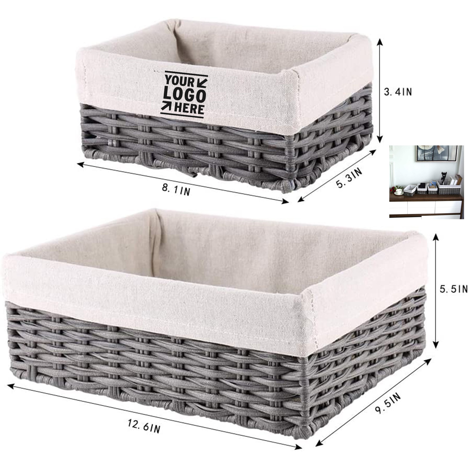Handmade Wicker Basket 2