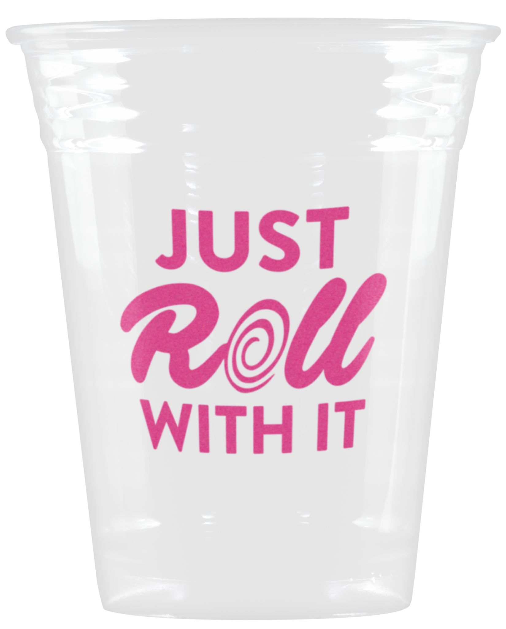 16/18 oz Soft Sided Plastic Cup Clear Tradition Print 2