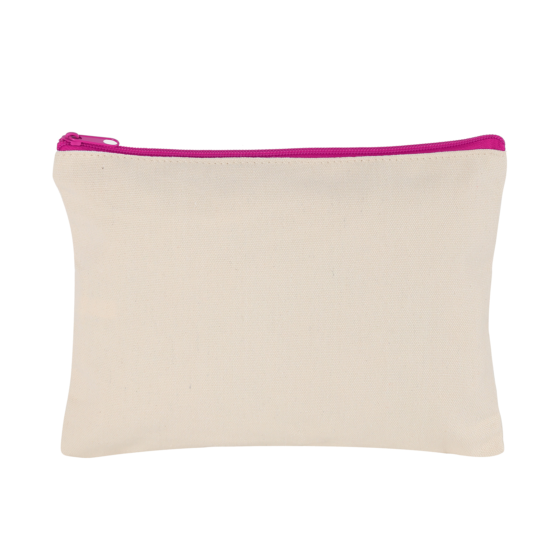 Large Travel Cotton Canvas Zip Pouch 17