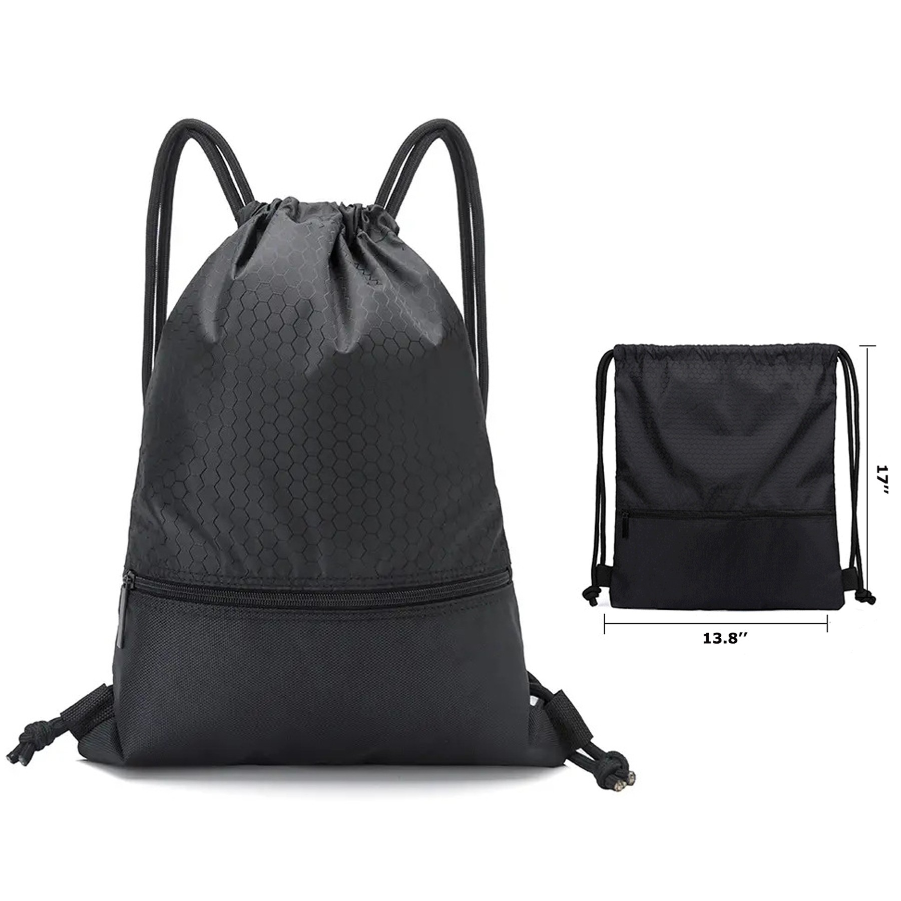 Sport Gym Drawstring Backpack Bag 4