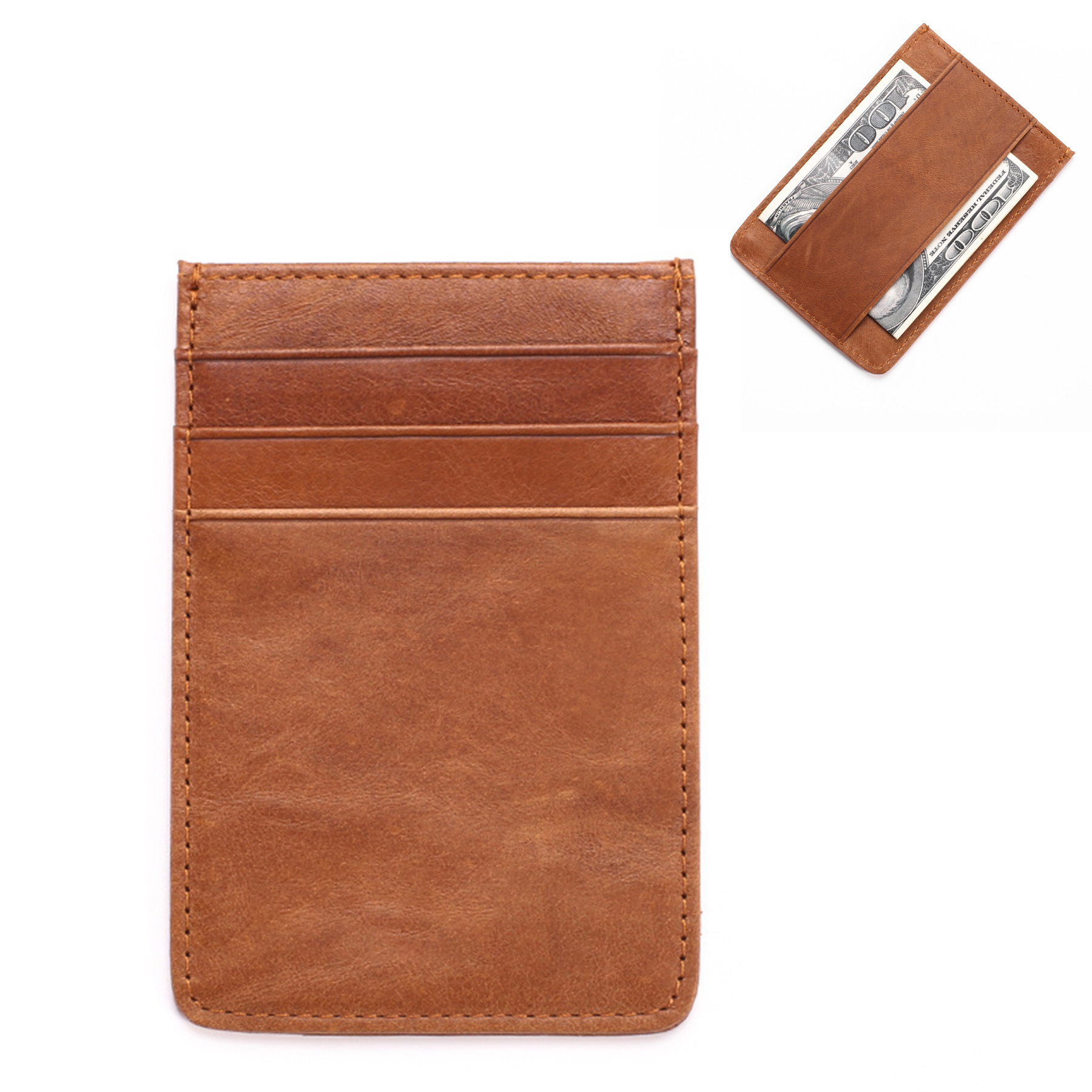 genuine Leather RFID anti-theft card bag 4