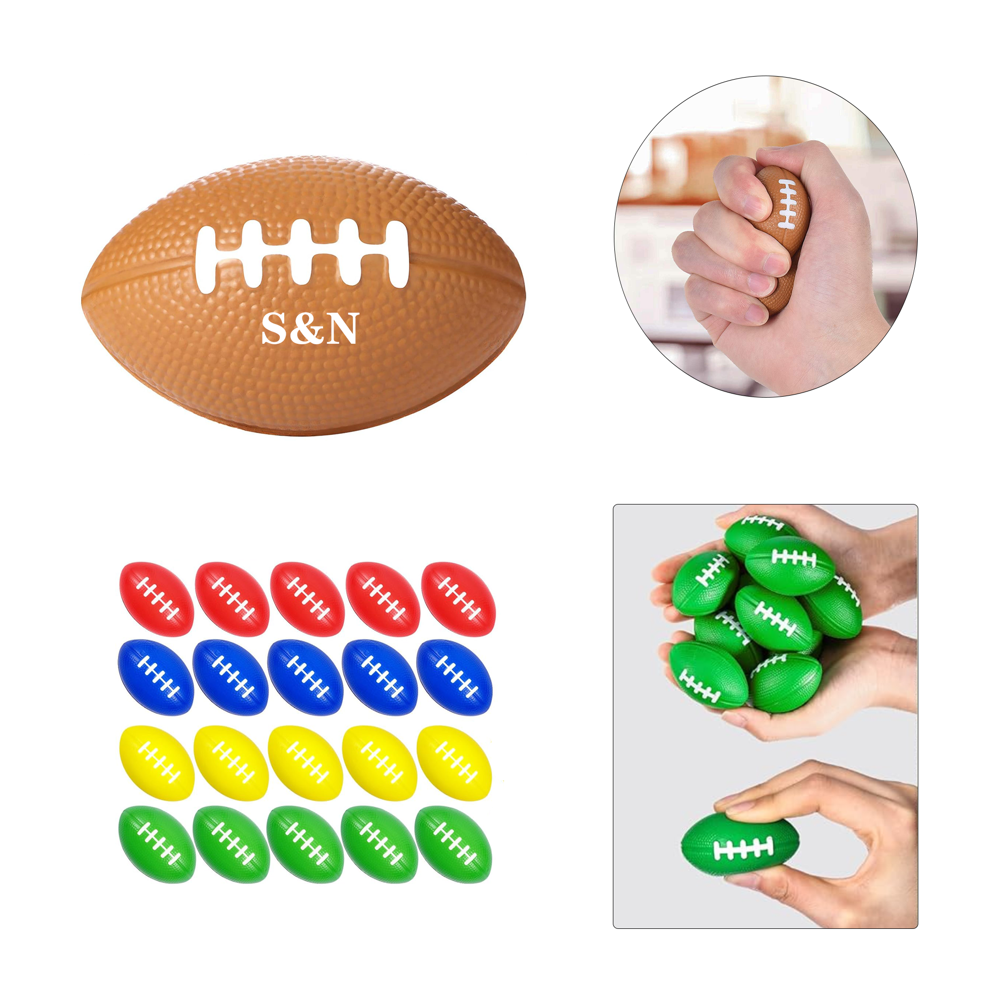 Portable Football Decompression Toy 3