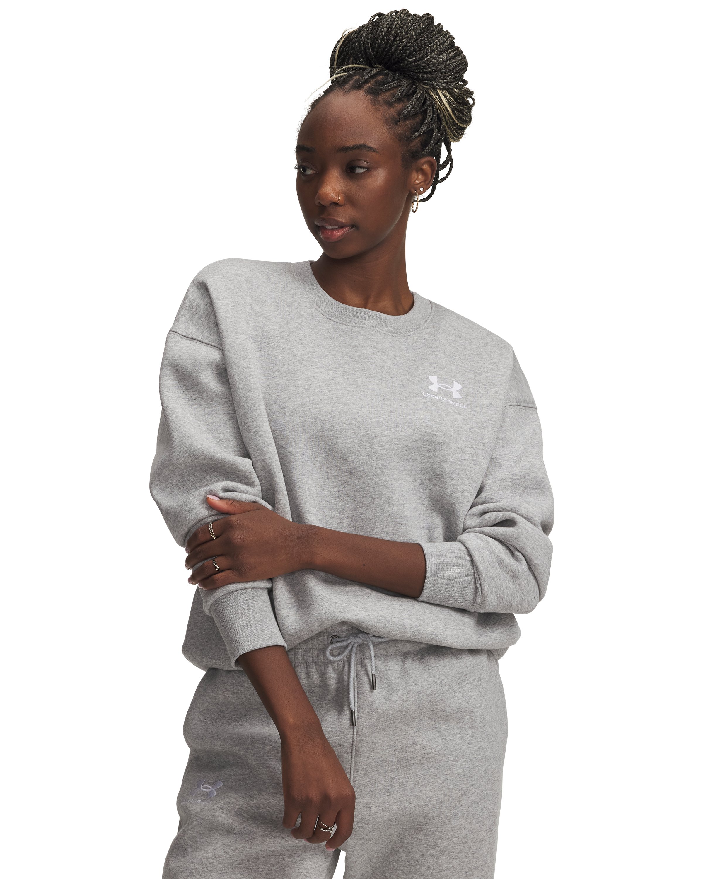UA Icon Fleece Women's Oversized Crew 14