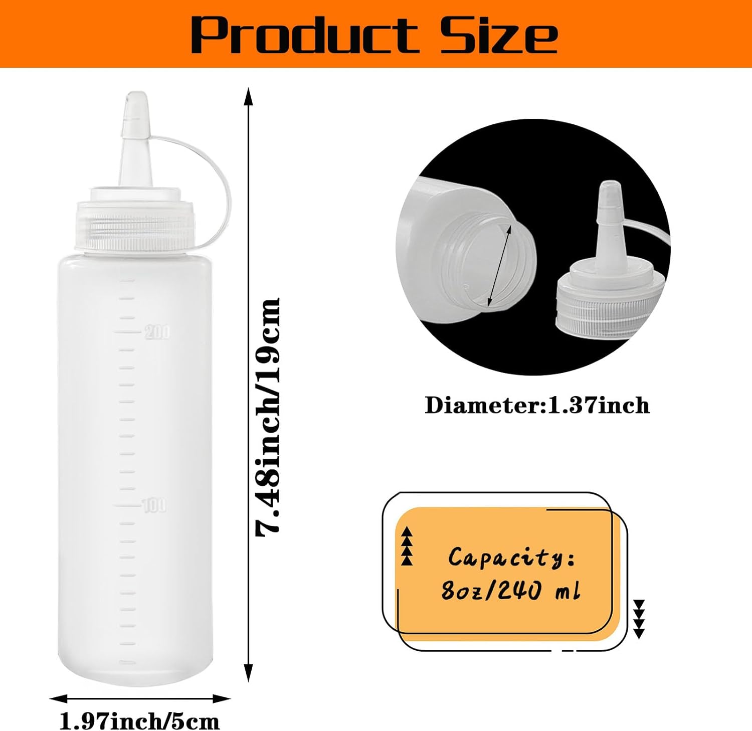Plastic Sauce Squeeze Bottle 1
