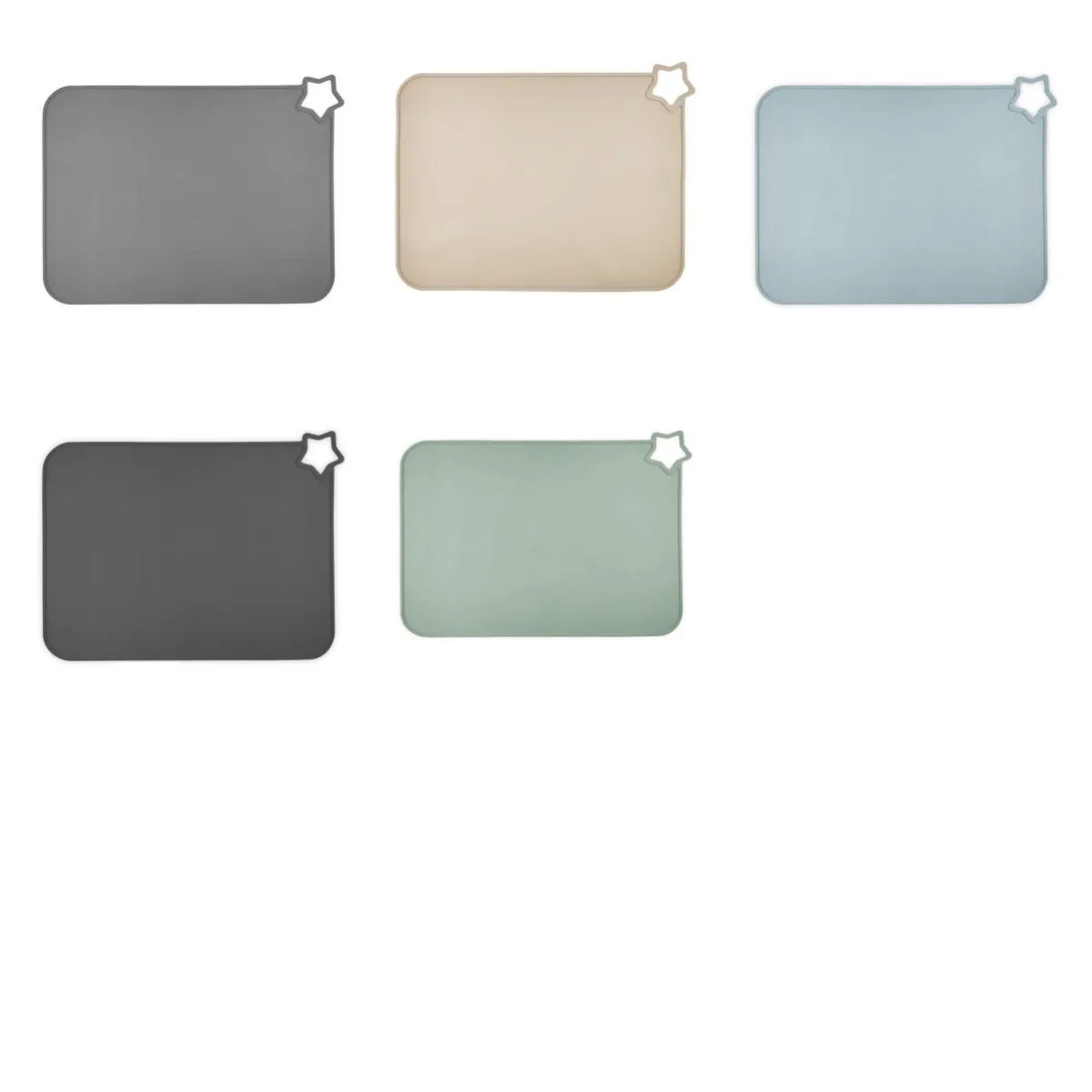 Non Slip Silicone Baby Placemat for Toddlers with Raised Edges Dishwasher Safe 5