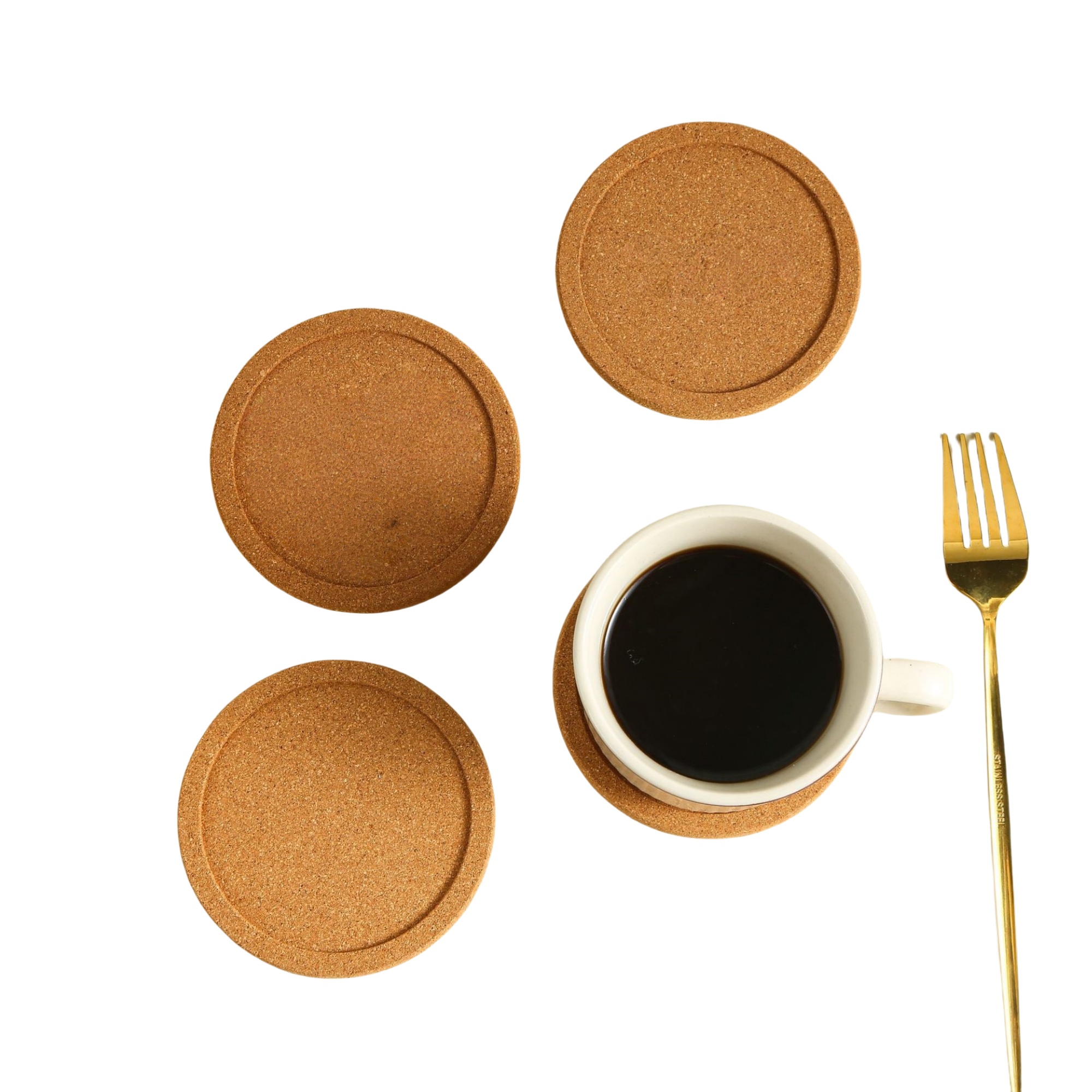 Coffee Drink Cork Coaster 3