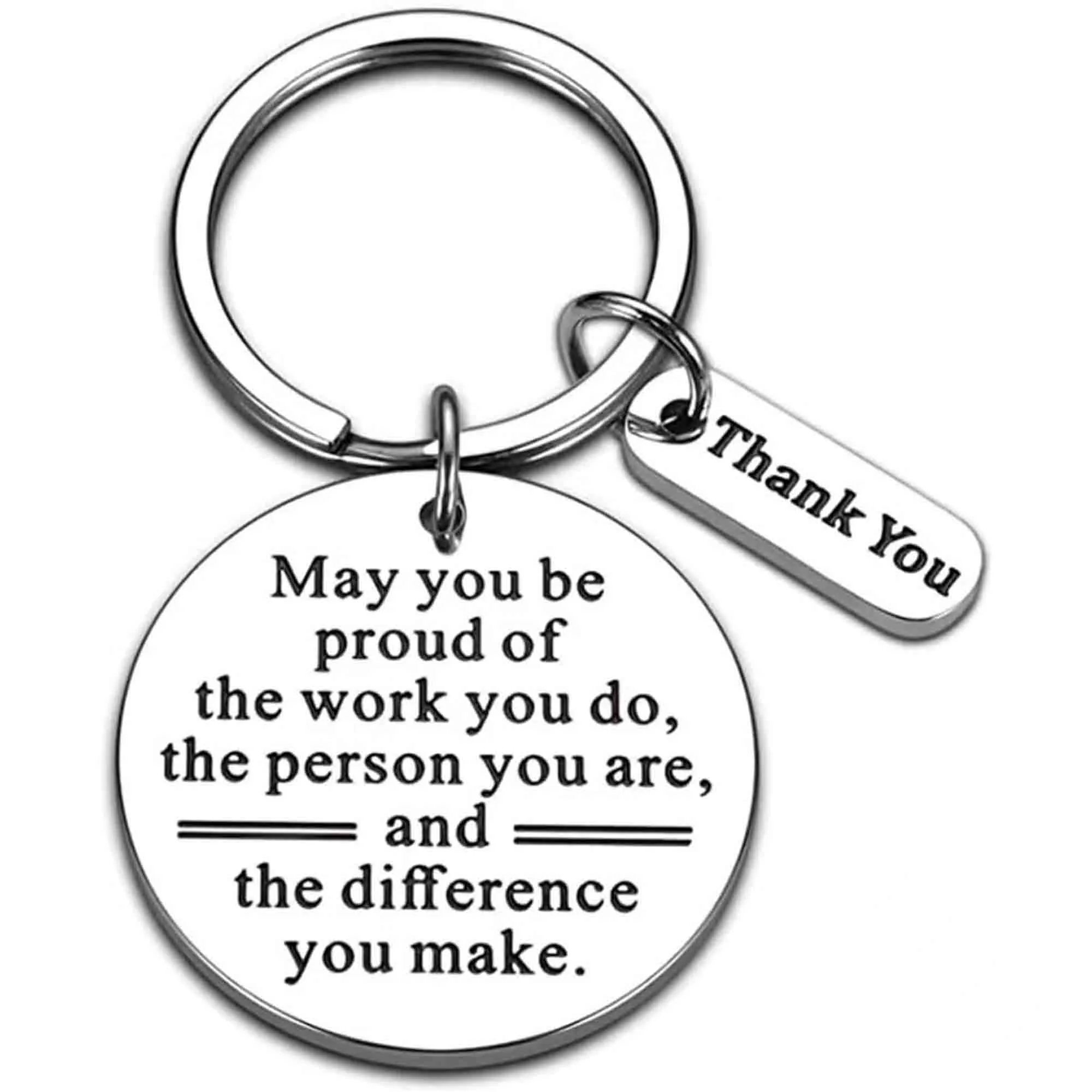 Custom Circular Metal Keytag Keychains 3