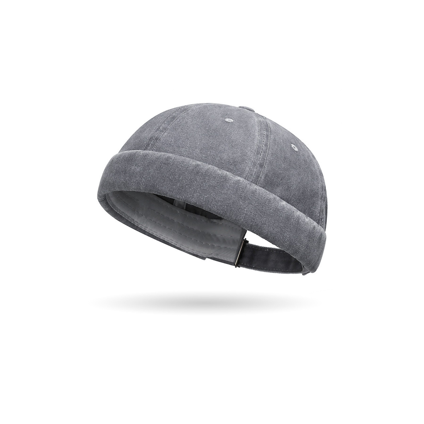 Washed Cotton Brimless Hat 3