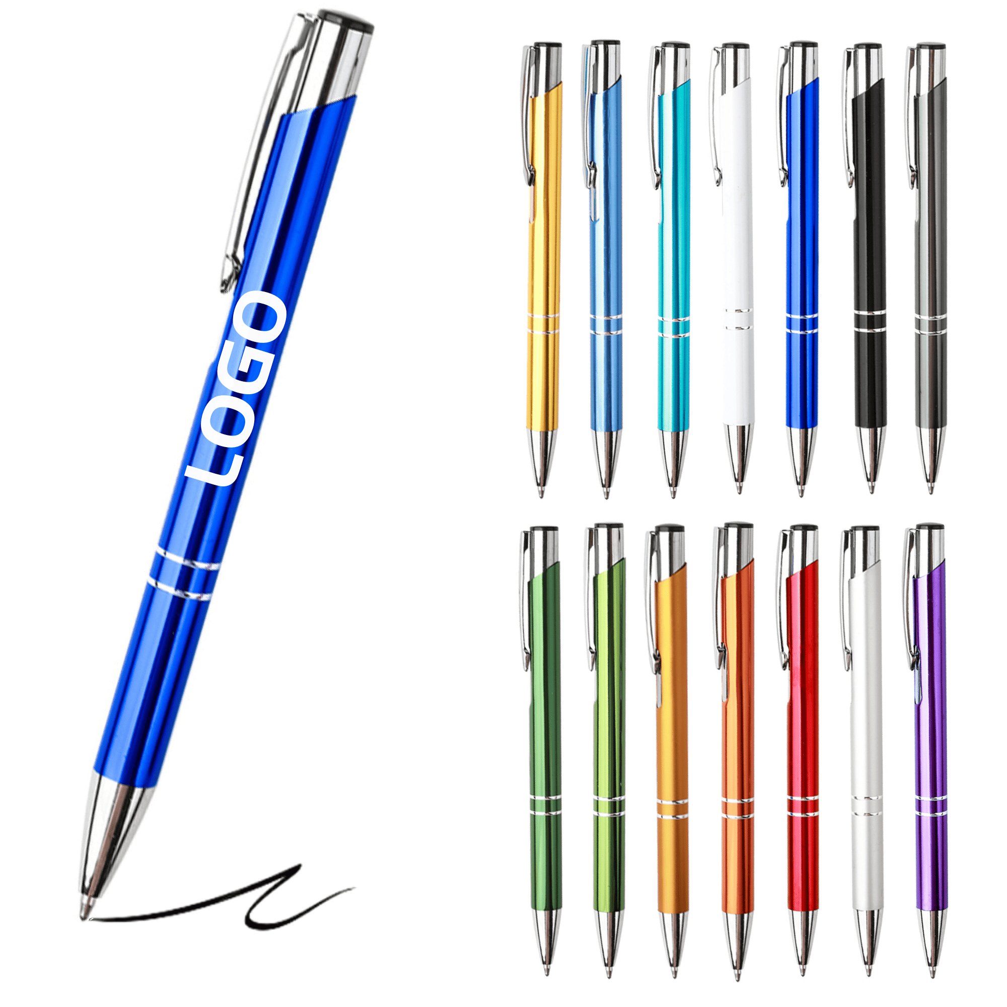 Portable Metal Retractable Ballpoint Pen 3