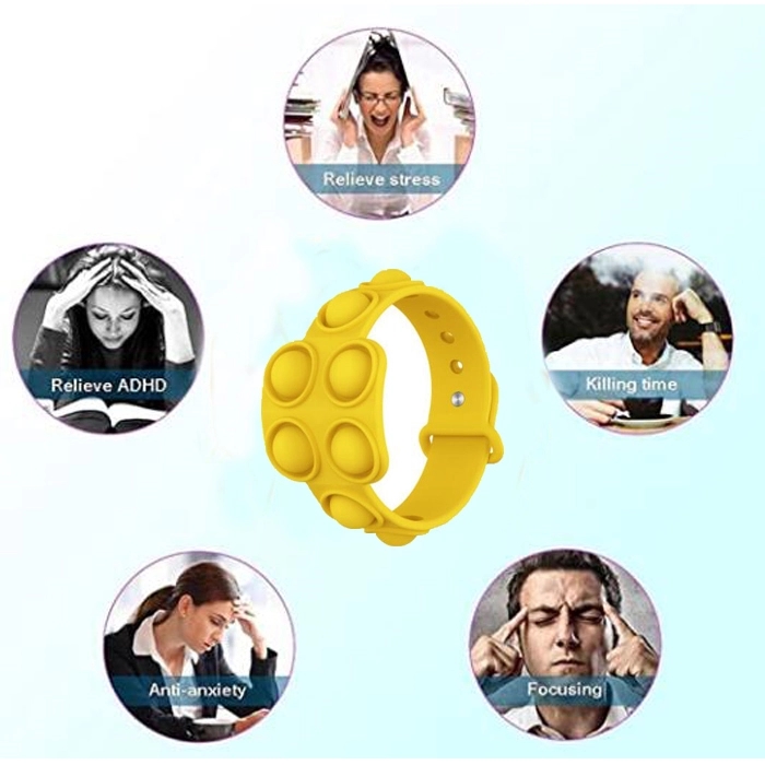 Push Bubble Sensory Watch Toy 3