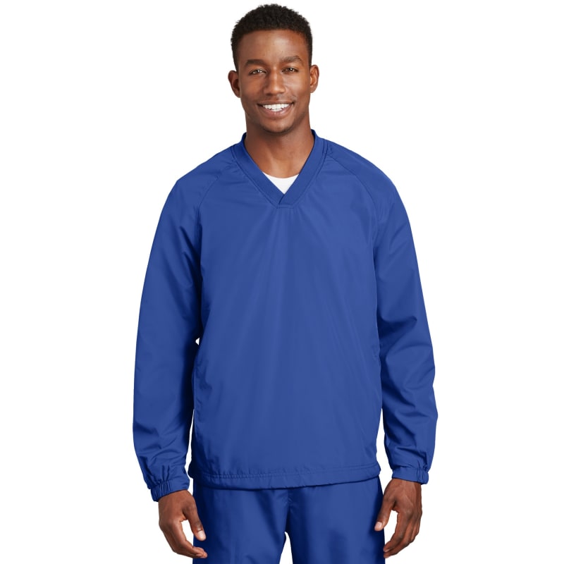Sport-Tek Sport-Tek V-Neck Raglan Wind Shirt 33