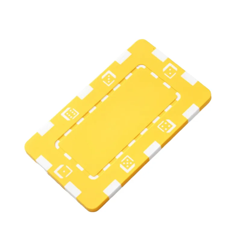 Rectangular Poker Chip 1.77x2.95 Inch Durable ABS Design 14