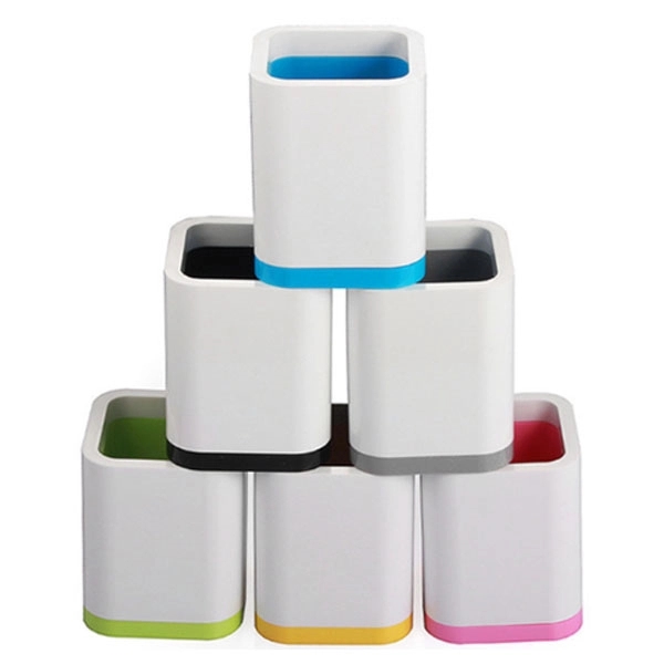 Plastic Removable Desk Pen Holder 3