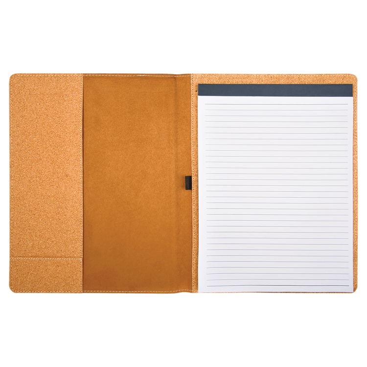 9 1/2" x 12" Cork Portfolio with Notepad 2