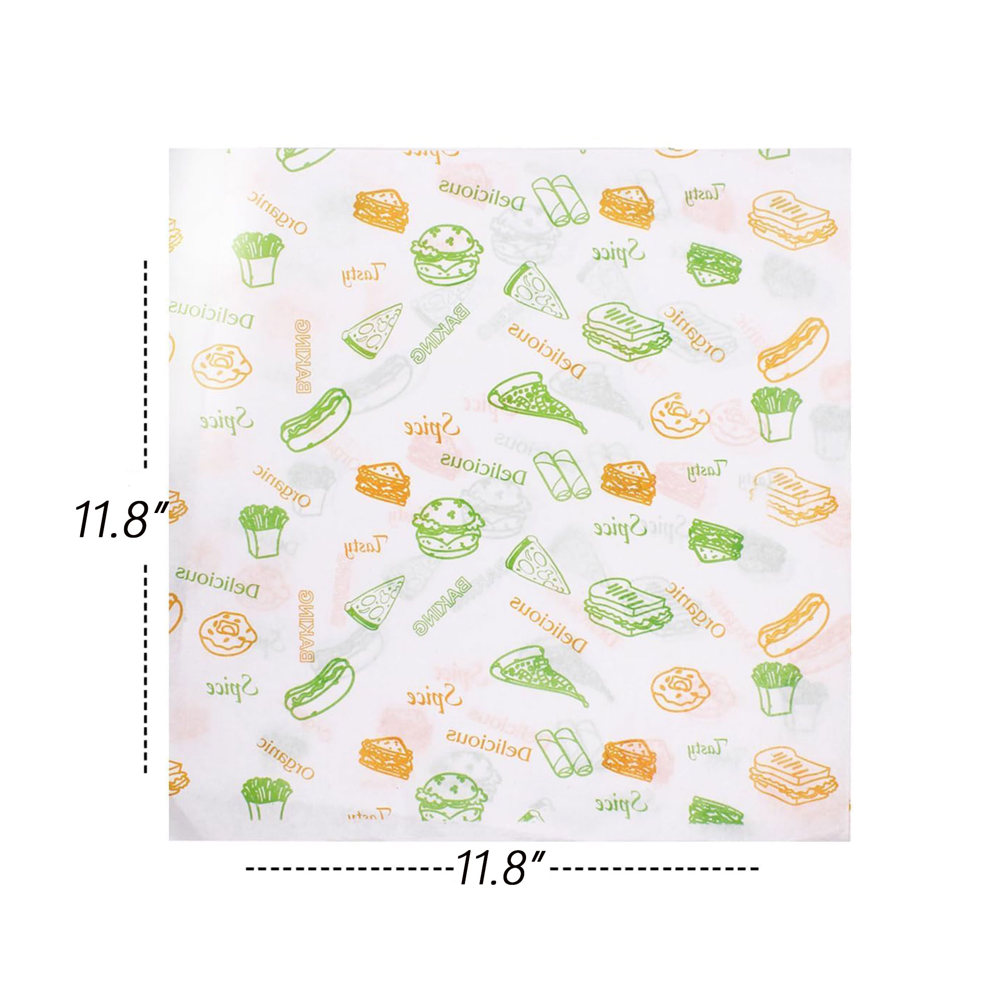 Custom Food Greaseproof Baking Paper MOQ 2000PCS 3
