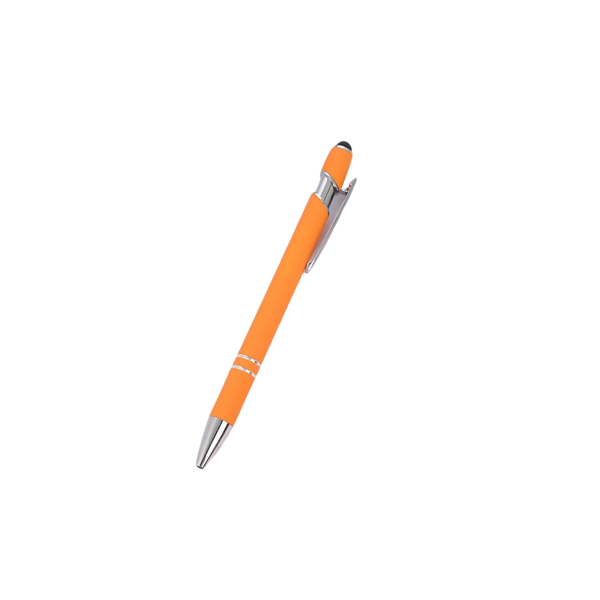 Metal Click Ballpoint Pen With Capacitive Stylus 5.7" 23