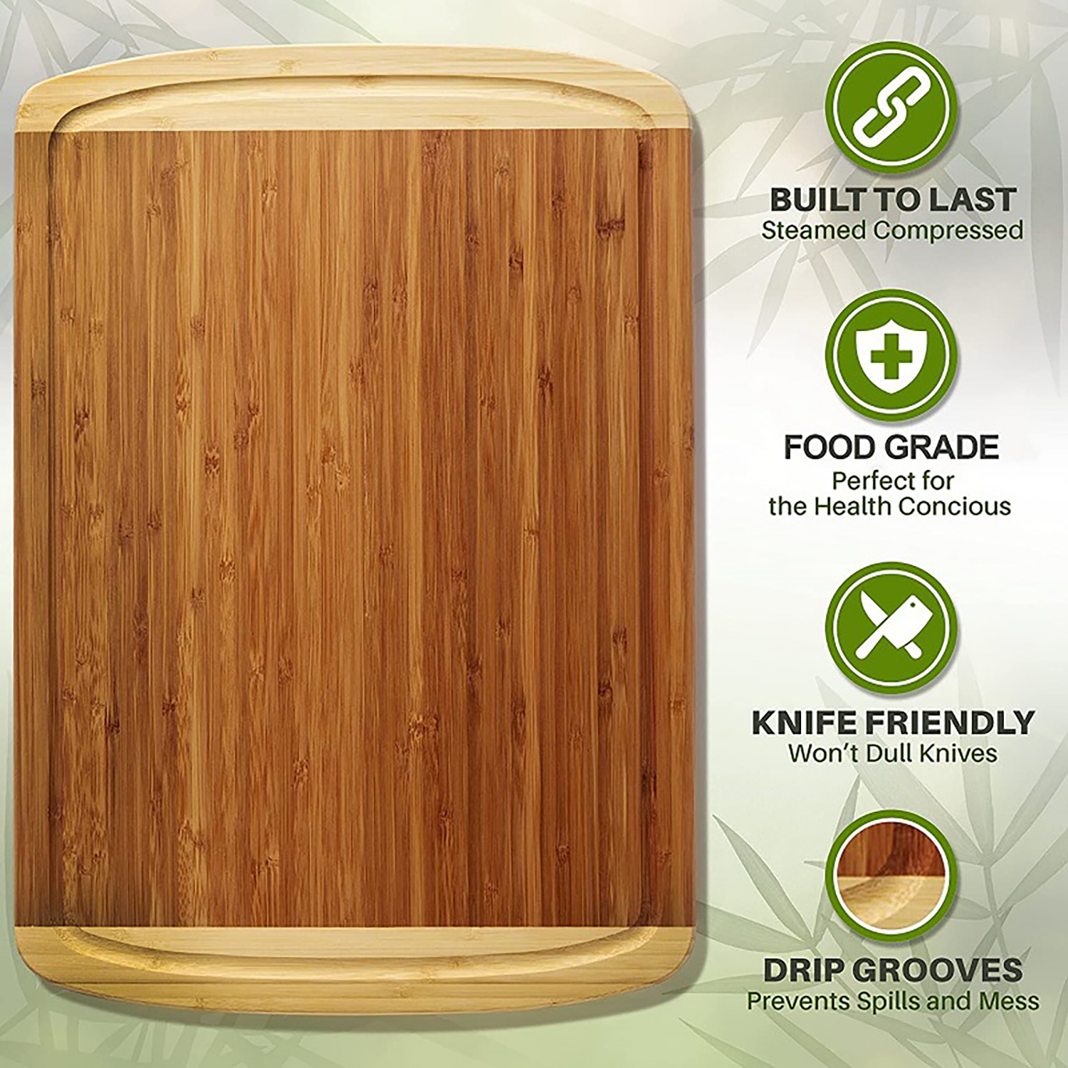 Extra Large Bamboo Cutting Board for Household Use 3