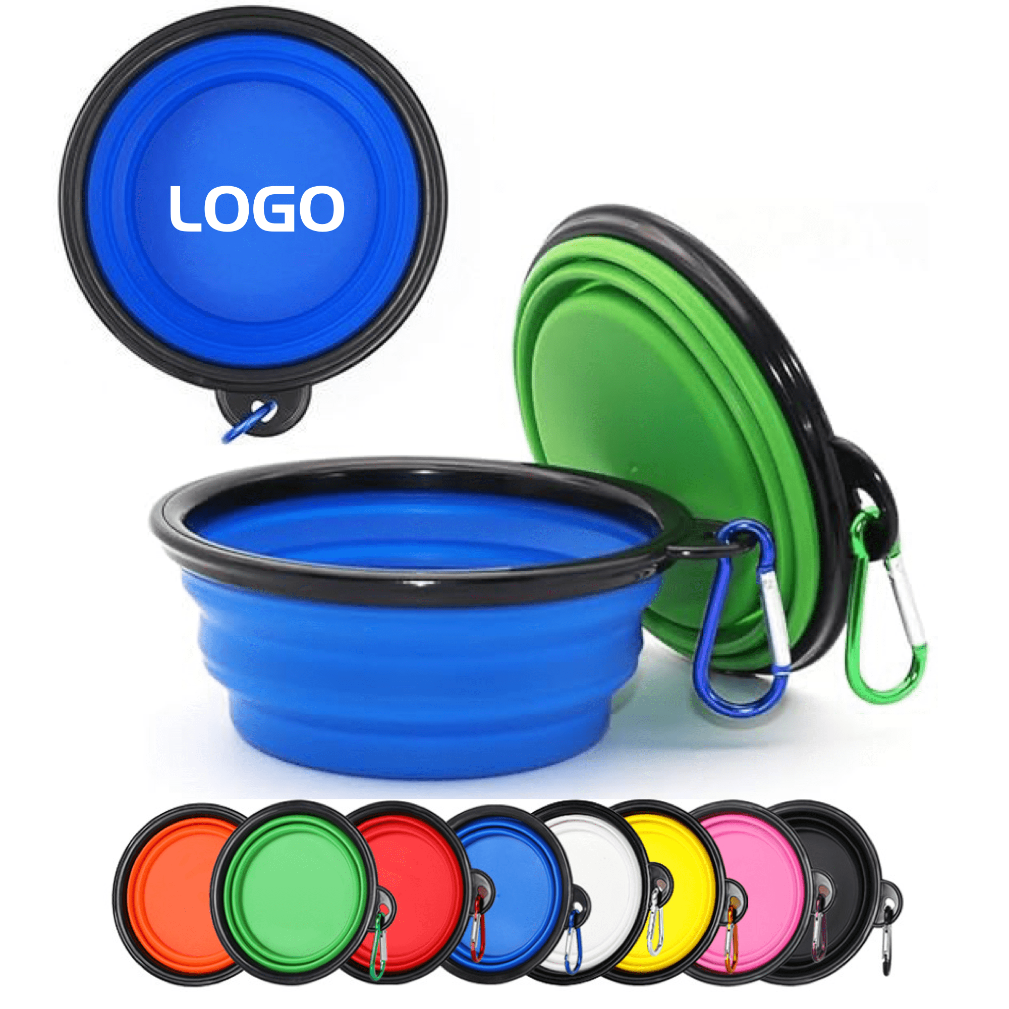 Traveling Camping Walking Foldable Feeding Watering Dish 4