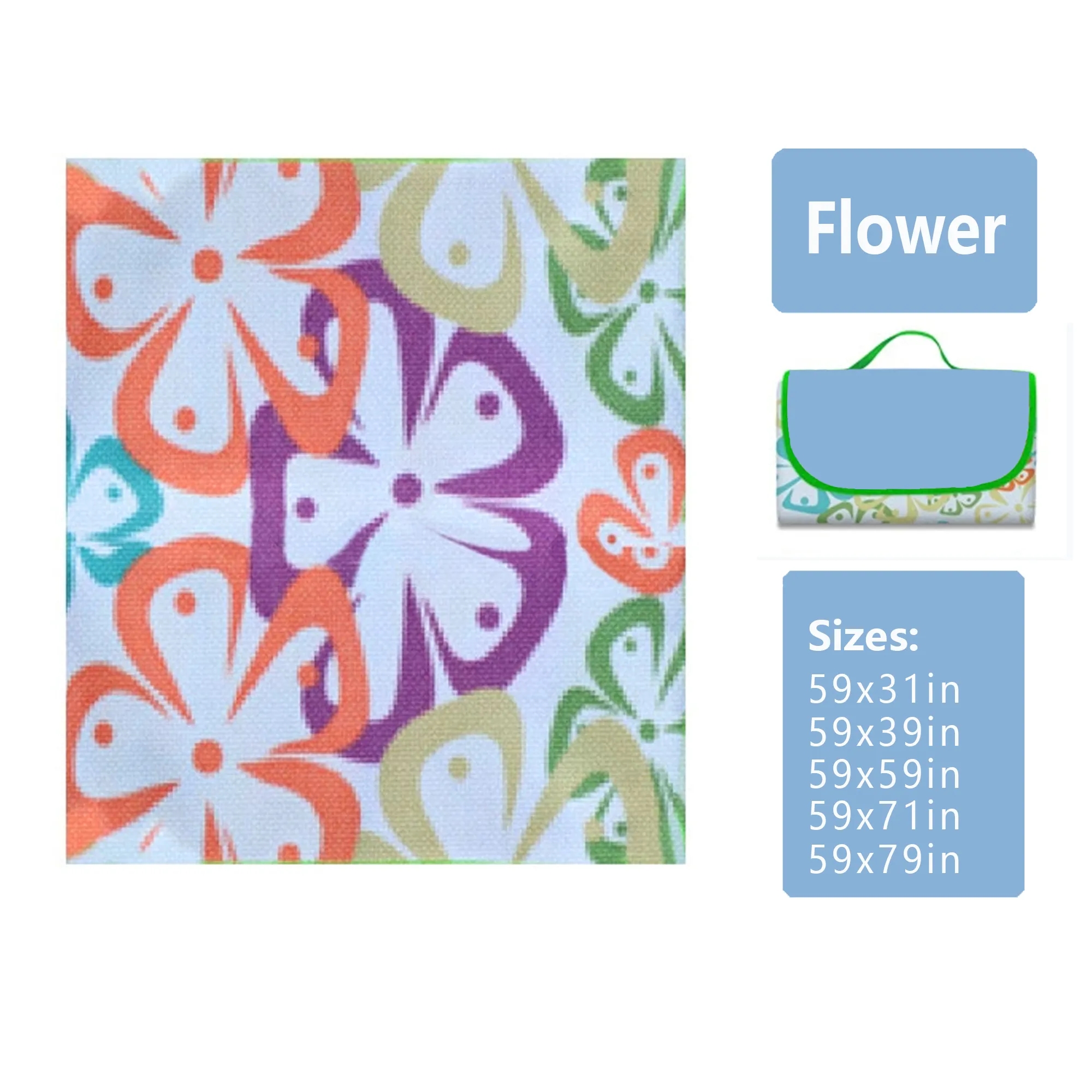 Waterproof Foldable Picnic Blanket Mat 6