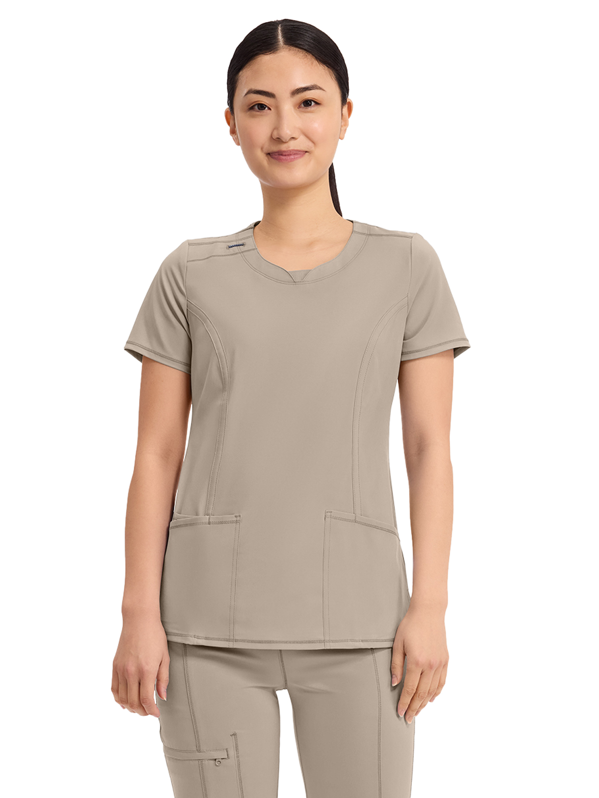 Infinity - Women's 3-Pocket Round Neck Top 86